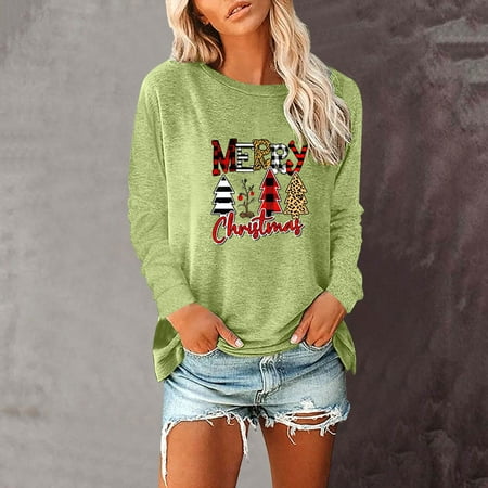 jsaierl Christmas Sweatshirts for Women Round Neck Long Sleeve Shirts Christmas Tree Graphic Tops Workout Casual Fall Blouse Tee Pullover Christmas Gifts for Teen Girls
jsaierl Christmas Sweatshirts for Women Round Neck Long Sleeve Shirts Christmas Tree Graphic Tops Workout Casual Fall Blouse Tee Pullover Christmas Gifts for Teen Girls