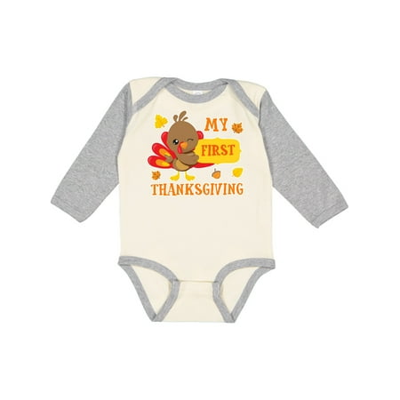 Inktastic My First Thanksgiving with Turkey and Leaves Gift Baby Boy or Baby Girl Long Sleeve Bodysuit
Inktastic My First Thanksgiving with Turkey and Leaves Gift Baby Boy or Baby Girl Long Sleeve Bodysuit