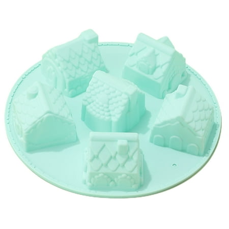 JWF Mall Cake Mold 6 Cavity Multi-purpose Non-stick Cold Heat Resistant Reusable Decorative Food Grade 3D Christmas House Silicone Bread Mold Kitchen Gadgets
JWF Mall Cake Mold 6 Cavity Multi-purpose Non-stick Cold Heat Resistant Reusable Decorative Food Grade 3D Christmas House Silicone Bread Mold Kitchen Gadgets