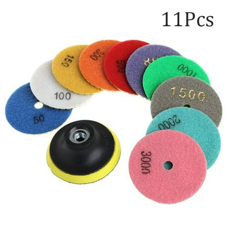 BAMILL 11pcs/Set Diamond Polishing Pad Marble Concrete Stone Grinding Buffing Disc Tool
BAMILL 11pcs/Set Diamond Polishing Pad Marble Concrete Stone Grinding Buffing Disc Tool