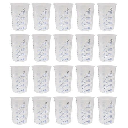 20Pcs Plastic Disposable Paint Mixing Cup Measurements Cups for Resin Epoxy Pour 600ML
20Pcs Plastic Disposable Paint Mixing Cup Measurements Cups for Resin Epoxy Pour 600ML