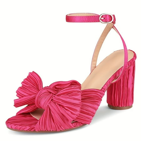 NAYUKA Bowknot Chunky Block High Heeled Sandals Summer Open Toe Buckle Ankle Strap Bridal Wedding Elegant Bohemian Women Shoes
NAYUKA Bowknot Chunky Block High Heeled Sandals Summer Open Toe Buckle Ankle Strap Bridal Wedding Elegant Bohemian Women Shoes