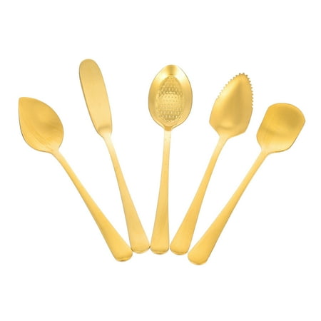 1 Set Dessert Spoons Set Stainless Coffee Spoon Dessert Spoon Cake Spoon Kit Butter Cutter
