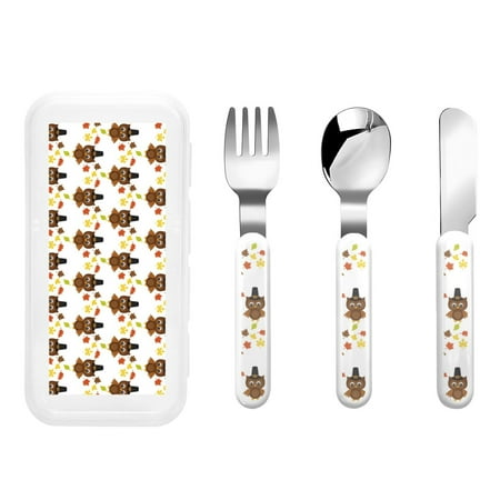 Rateoe Colorful maple leaf owl for Stainless Steel Kids Silverware Set - Child and Toddler Safe Flatware - Children s Knife Fork And Spoon Set
Rateoe Colorful maple leaf owl for Stainless Steel Kids Silverware Set - Child and Toddler Safe Flatware - Children s Knife Fork And Spoon Set