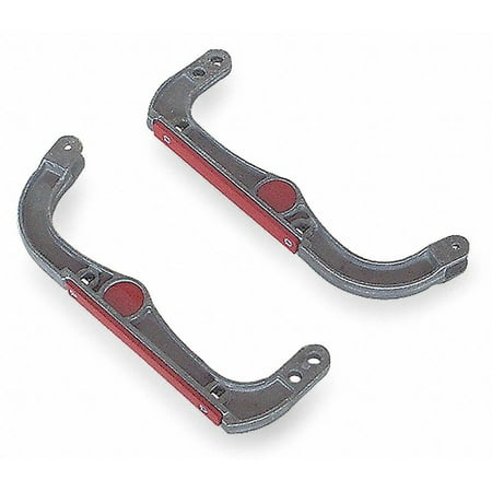 Dayton Stair Climber Aluminum Gray-Red 6W052 6W052 ZO-G1789943