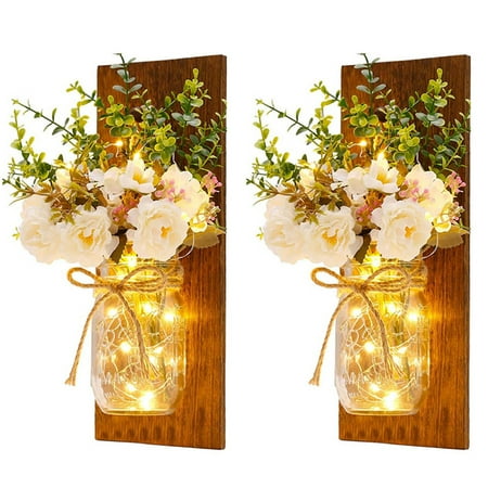 TureClos Jar Sconces LED String Light Remote Control Hanging Lamp Wall Decoration Yellow
TureClos Jar Sconces LED String Light Remote Control Hanging Lamp Wall Decoration Yellow