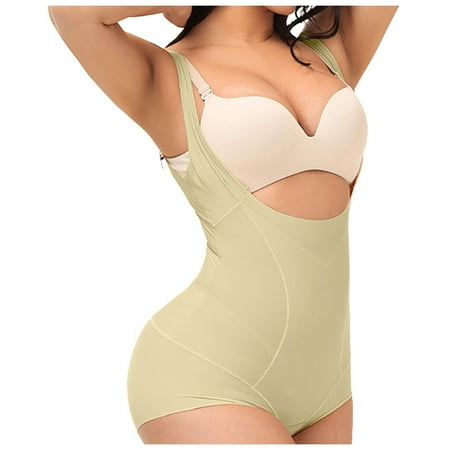 BIZIZA Women Jumpsuit One Piece Slimmer Tummy Control Shapewear Sleeveless Tops Bodysuit Shaper Khaki XXL
BIZIZA Women Jumpsuit One Piece Slimmer Tummy Control Shapewear Sleeveless Tops Bodysuit Shaper Khaki XXL