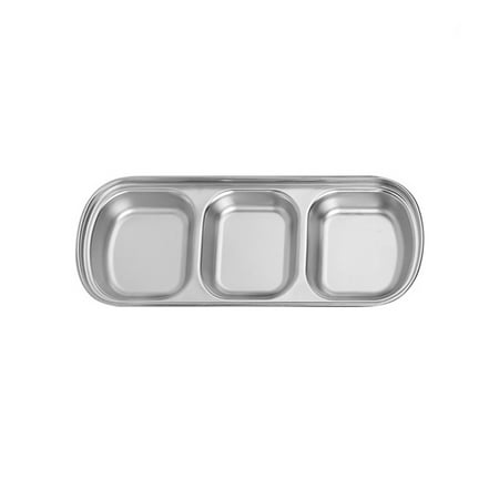 Hot Pot Barbecue Appetizer Plates For Kitchen Dish Dipping Dish Silver 1pcs 3 Grid Square Seasoning Dish
Hot Pot Barbecue Appetizer Plates For Kitchen Dish Dipping Dish Silver 1pcs 3 Grid Square Seasoning Dish