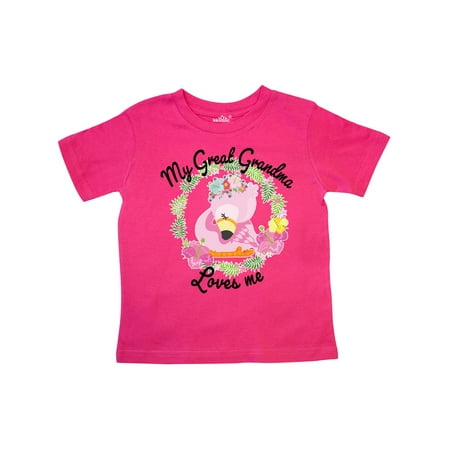 Inktastic Baby Flamingo My Great Grandma Loves Me with Flower Wreath Gift Toddler Boy or Toddler Girl T-Shirt
Inktastic Baby Flamingo My Great Grandma Loves Me with Flower Wreath Gift Toddler Boy or Toddler Girl T-Shirt