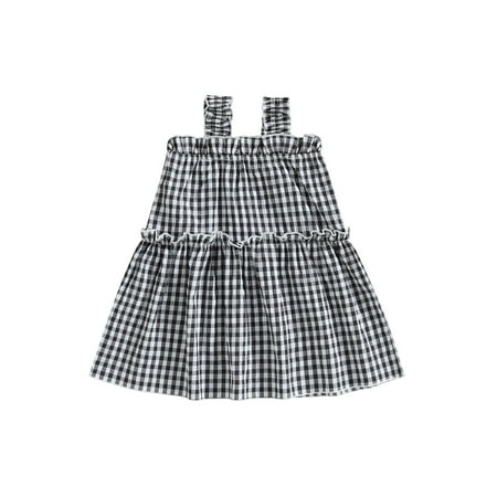 Bagilaanoe Toddler Baby Girl Summer Dress Sleeveless Plaid Print A-line Dresses 3M 6M 12M 2T 3T 4T Kids Casual Swing Sundress
Bagilaanoe Toddler Baby Girl Summer Dress Sleeveless Plaid Print A-line Dresses 3M 6M 12M 2T 3T 4T Kids Casual Swing Sundress