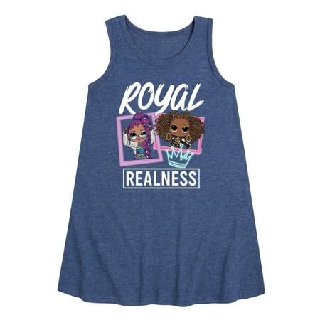 LOL OMG! Fashion Dolls - Royal Realness - Toddler & Youth Girls A-line Dress