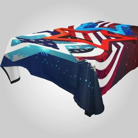 Hyjoy Independence Day Rectangle Tablecloth Spill-Proof Polyester Table Cloth Table Cover for Kitchen Dining Picnic Holiday Party Decoration 54x54 Inch
Hyjoy Independence Day Rectangle Tablecloth Spill-Proof Polyester Table Cloth Table Cover for Kitchen Dining Picnic Holiday Party Decoration 54x54 Inch