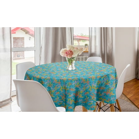 Abstract Round Tablecloth Camouflage Inspired Print Natural Shapes with Dots Circle Table Cloth Cover for Dining Room Kitchen Decor 60 Sea Blue Multicolor by Ambesonne
Abstract Round Tablecloth Camouflage Inspired Print Natural Shapes with Dots Circle Table Cloth Cover for Dining Room Kitchen Decor 60 Sea Blue Multicolor by Ambesonne
