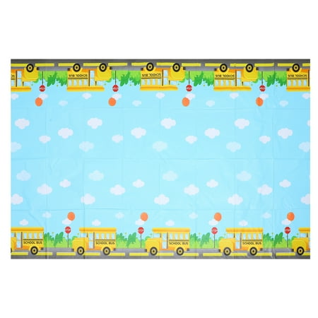 NUOLUX Welcome Back To School Tablecloth School Bus Party Disposable PE Table Cover
NUOLUX Welcome Back To School Tablecloth School Bus Party Disposable PE Table Cover