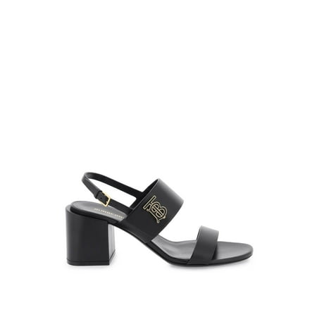 

Burberry Leather Sandals With Monogram Women
