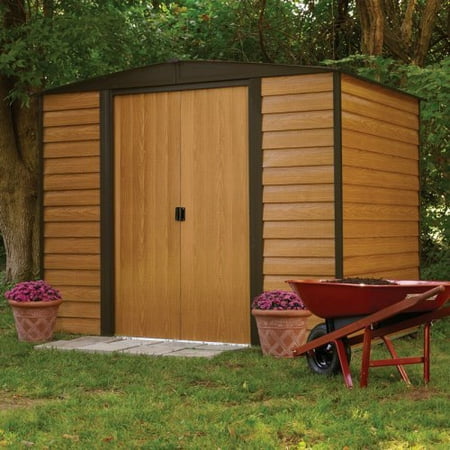 Arrow Dallas Euro 6 Ft. W x 5 Ft. D Steel Storage Shed