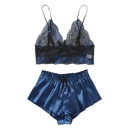 Intimates Satin Silk Pajamas Women Nightdress Lingerie Lace Underwear Sleepwear Printing Polyester Simple Long Sleeve Shirts for Women Blue
Intimates Satin Silk Pajamas Women Nightdress Lingerie Lace Underwear Sleepwear Printing Polyester Simple Long Sleeve Shirts for Women Blue