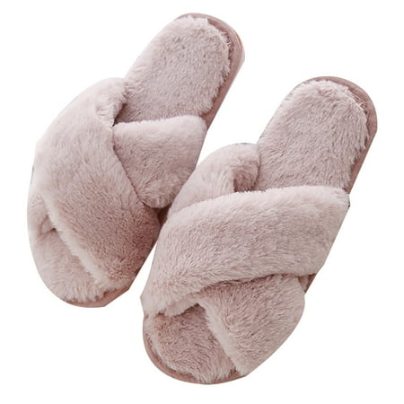 Taluosi Fashion Women Faux Fur Open Toe Cross Band Flat Slippers Indoor Outdoor Shoes
Taluosi Fashion Women Faux Fur Open Toe Cross Band Flat Slippers Indoor Outdoor Shoes