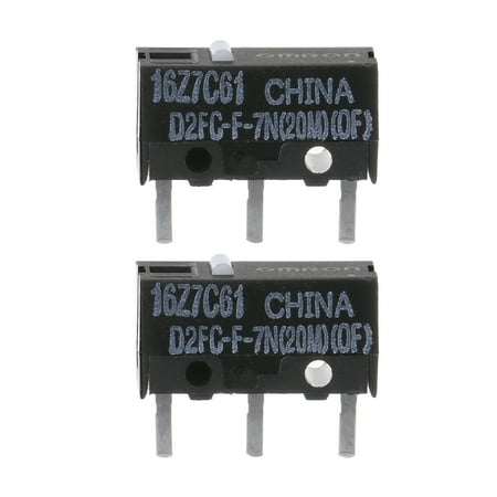 2Pcs Original Mouse Micro Switch D2FC-F-7N(20M)(OF)
