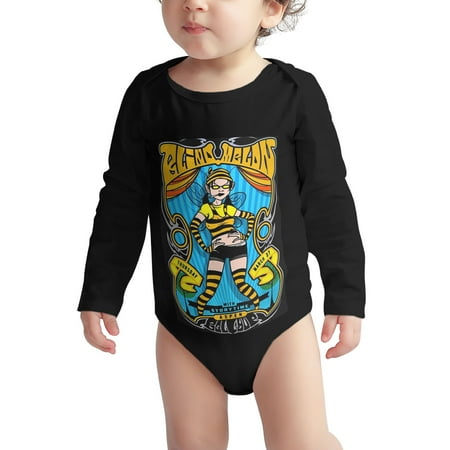 Blind-Melon s Baby Boy Girl Long Sleeve Bodysuit Snap Closure 2 Years
