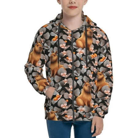 Hoodies for Teen Girls Boys Capybara Flower Orange Long Sleeve Youth Kids Essentials Zip Up Hoodie Lghtweight Fashion Hoodies & Sweatshirts Jacket Fall Winter Outfits Tops
Hoodies for Teen Girls Boys Capybara Flower Orange Long Sleeve Youth Kids Essentials Zip Up Hoodie Lghtweight Fashion Hoodies & Sweatshirts Jacket Fall Winter Outfits Tops