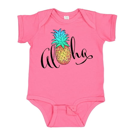 Inktastic Aloha- in Cursive with Pineapple Rainbow Colors Gift Baby Boy or Baby Girl Bodysuit
Inktastic Aloha- in Cursive with Pineapple Rainbow Colors Gift Baby Boy or Baby Girl Bodysuit