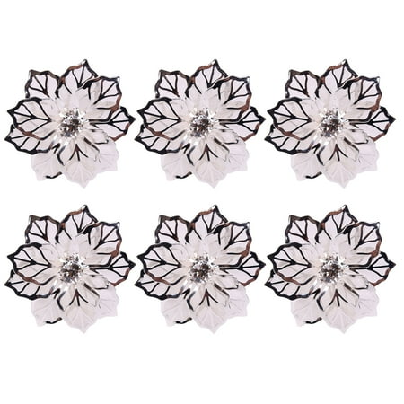 LEZHAN 6Pcs Napkin Ring Decorative Holder Buckle Craft Metal Plating Simply Style Holder for Restaurant
LEZHAN 6Pcs Napkin Ring Decorative Holder Buckle Craft Metal Plating Simply Style Holder for Restaurant