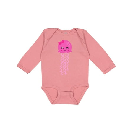 Inktastic Pink Jellyfish Cute Jellyfish With Pink Ribbon Gift Baby Girl Long Sleeve Bodysuit
Inktastic Pink Jellyfish Cute Jellyfish With Pink Ribbon Gift Baby Girl Long Sleeve Bodysuit