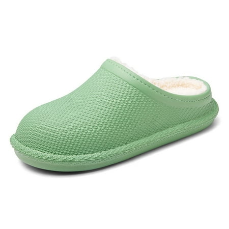 Non-Slip Home Slippers Plush Lining Warm Thick Winter Men Women Slippers Solid Color New
Non-Slip Home Slippers Plush Lining Warm Thick Winter Men Women Slippers Solid Color New