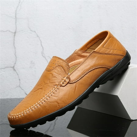 YYTLCH Men s Loafer Shoes Casual Slip On Light Driving Shoes