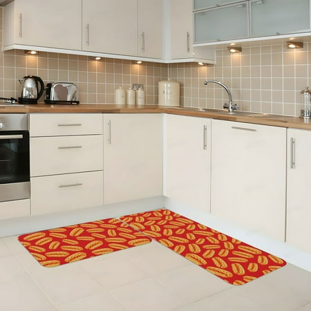 Kitchen Mats for Floor 2 Piece - A Big Hot Dog Anti Fatigue Mats for Kitchen Floor Kitchen Rugs Non Slip Washable Mat for Home Kitchen Decor
Kitchen Mats for Floor 2 Piece - A Big Hot Dog Anti Fatigue Mats for Kitchen Floor Kitchen Rugs Non Slip Washable Mat for Home Kitchen Decor