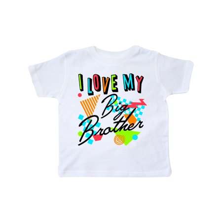 Inktastic I Love my Big Brother- 80s retro style Gift Toddler Boy or Toddler Girl T-Shirt
Inktastic I Love my Big Brother- 80s retro style Gift Toddler Boy or Toddler Girl T-Shirt