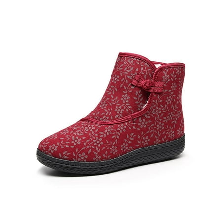 Lacyhop Women Snow Boots Slip On Winter Boot Plush Lined Warm Booties Outdoor Casual Ankle Bootie Anti-Slip Faux Fur Red 6
Lacyhop Women Snow Boots Slip On Winter Boot Plush Lined Warm Booties Outdoor Casual Ankle Bootie Anti-Slip Faux Fur Red 6