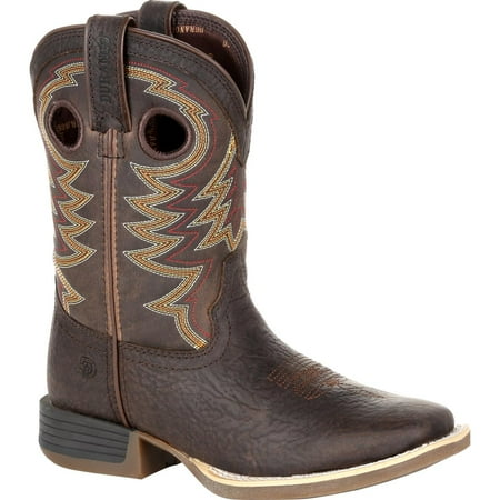 Durango® Lil Rebel Pro™ Big Kid s Brown Western Boot Size 7(M)