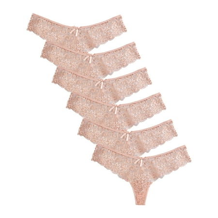 Underwear for Women Clearance Under $3.00 Women s Underwear Lace Bikini Panties Silky Comfy Lace Briefs Pack Of 6
Underwear for Women Clearance Under $3.00 Women s Underwear Lace Bikini Panties Silky Comfy Lace Briefs Pack Of 6