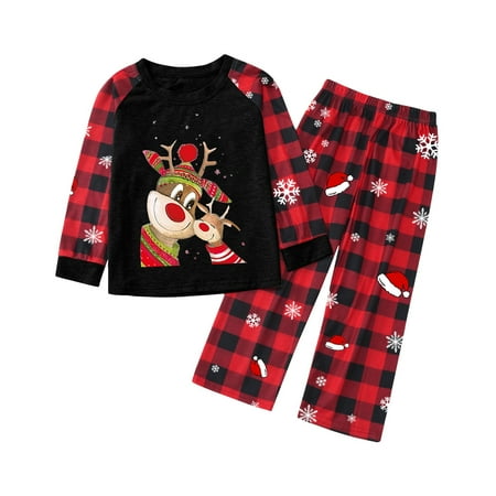 Christmas Pajamas for Family Parent-Child Outfit Winter Fall Matching Plaid Sleeves Cute Pattern Printing Cute Cozy Festival Pajama Sets
Christmas Pajamas for Family Parent-Child Outfit Winter Fall Matching Plaid Sleeves Cute Pattern Printing Cute Cozy Festival Pajama Sets