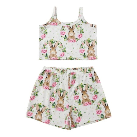 Easter Toddler Kids Girls Boys Sleeveless Tops Cartoon Rabbit Prints Summer Short Pants Outfits
Easter Toddler Kids Girls Boys Sleeveless Tops Cartoon Rabbit Prints Summer Short Pants Outfits