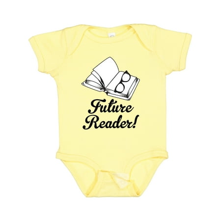 Inktastic Future Reader Book Gift Gift Baby Boy or Baby Girl Bodysuit