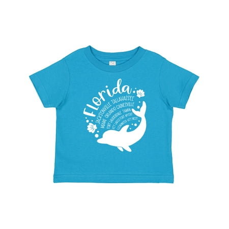 Inktastic Florida Cities with Dolphin Gift Toddler Boy or Toddler Girl T-Shirt
Inktastic Florida Cities with Dolphin Gift Toddler Boy or Toddler Girl T-Shirt
