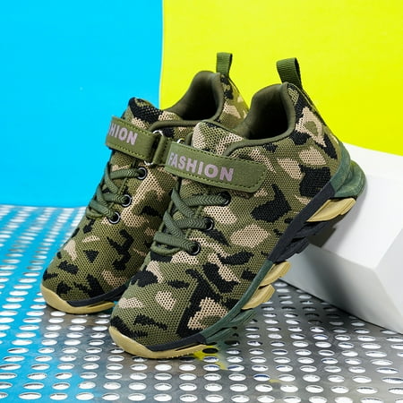 Boys CamouflageSoft-soled Sneakers Lightweight Breathable Non-slip Running Shoes
Boys CamouflageSoft-soled Sneakers Lightweight Breathable Non-slip Running Shoes