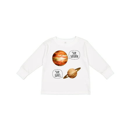 Inktastic Jupiter and Saturn Space Humor Sup Saturn Sup Jupes Gift Toddler Boy or Toddler Girl Long Sleeve T-Shirt
Inktastic Jupiter and Saturn Space Humor Sup Saturn Sup Jupes Gift Toddler Boy or Toddler Girl Long Sleeve T-Shirt