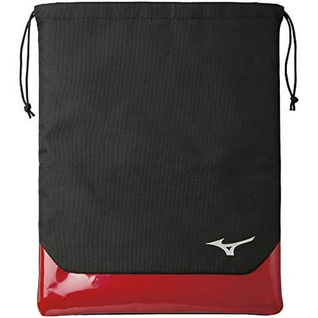 MIZUNO Golf Shoe Bag Men s 1 Pair 33 x 41 cm Black x Red 5LJS200200