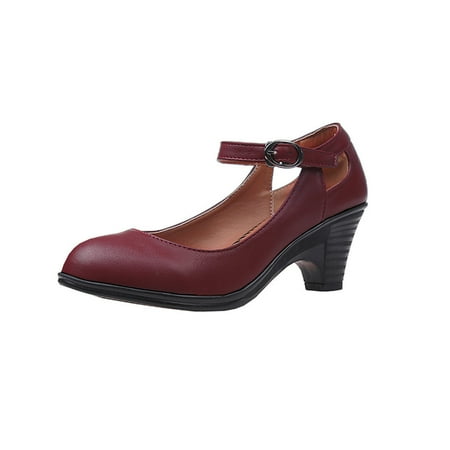 Qepwscx Sandal For Women Outdoor Sandal For Women Women Ladies Fashion Solid Round Toe Square Heel Buckle Single Shoes Sandal For Women Dressy Comfortable
Qepwscx Sandal For Women Outdoor Sandal For Women Women Ladies Fashion Solid Round Toe Square Heel Buckle Single Shoes Sandal For Women Dressy Comfortable