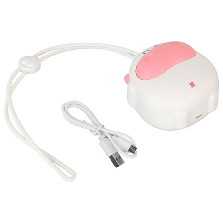 Mini Hanging Neck Fan USB Rechargeable 3 Speeds Bladeless Hands Free Cartoon Portable Small Fan with Adjustable Lanyard White
Mini Hanging Neck Fan USB Rechargeable 3 Speeds Bladeless Hands Free Cartoon Portable Small Fan with Adjustable Lanyard White