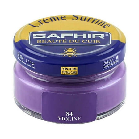 Saphir Beaute du Cuir Creme Surfine Shoe Polish 50ml Jar-84 Violine
Saphir Beaute du Cuir Creme Surfine Shoe Polish 50ml Jar-84 Violine