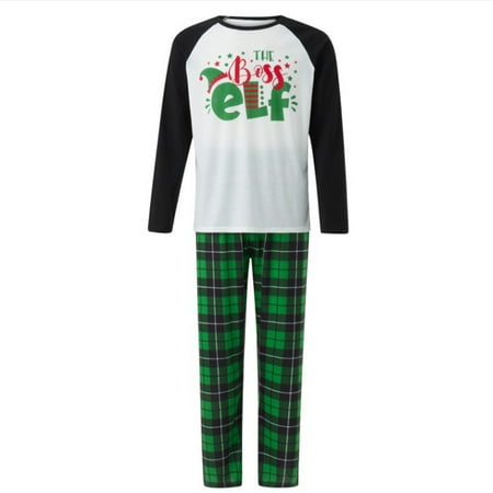 Christmas decorations Stocking stuffers Green Parent-child Warm Christmas Set Printed Home Wear Pajamas Two-piece Kid Set
Christmas decorations Stocking stuffers Green Parent-child Warm Christmas Set Printed Home Wear Pajamas Two-piece Kid Set