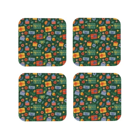 Matuu Christmas Gift for Cup Coasters Set of 4 Leather Coasters Desk Coasters for Office Measures 4” x 4”-Square
Matuu Christmas Gift for Cup Coasters Set of 4 Leather Coasters Desk Coasters for Office Measures 4” x 4”-Square