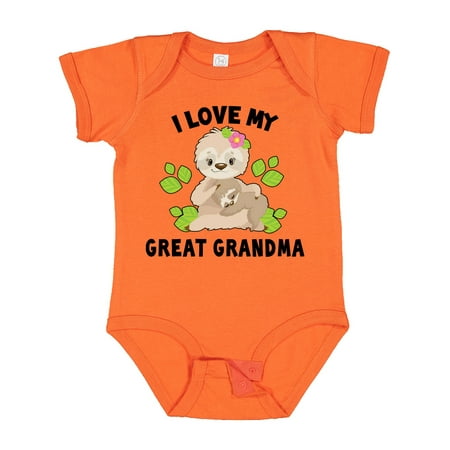Inktastic Cute Sloth I Love My Great Grandma with Green Leaves Gift Baby Boy or Baby Girl Bodysuit
Inktastic Cute Sloth I Love My Great Grandma with Green Leaves Gift Baby Boy or Baby Girl Bodysuit