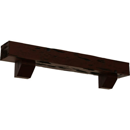 Ekena Millwork 8 H x 10 D x 60 W Pecky Cypress Faux Wood Fireplace Mantel Kit w/ Ashford Corbels Natural Pecan
Ekena Millwork 8 H x 10 D x 60 W Pecky Cypress Faux Wood Fireplace Mantel Kit w/ Ashford Corbels Natural Pecan
