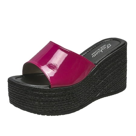 GNEIKDEING Spring And Summer Women Sandals Thick Bottom Wedge Heel Fish Mouth Solid Color Casual Style Gift on Clearance
GNEIKDEING Spring And Summer Women Sandals Thick Bottom Wedge Heel Fish Mouth Solid Color Casual Style Gift on Clearance
